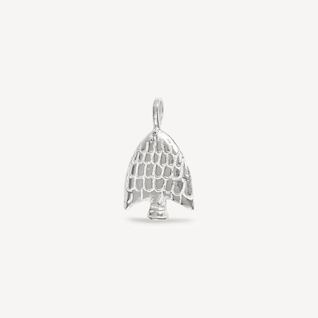 Angel Fish Pendant - Silver