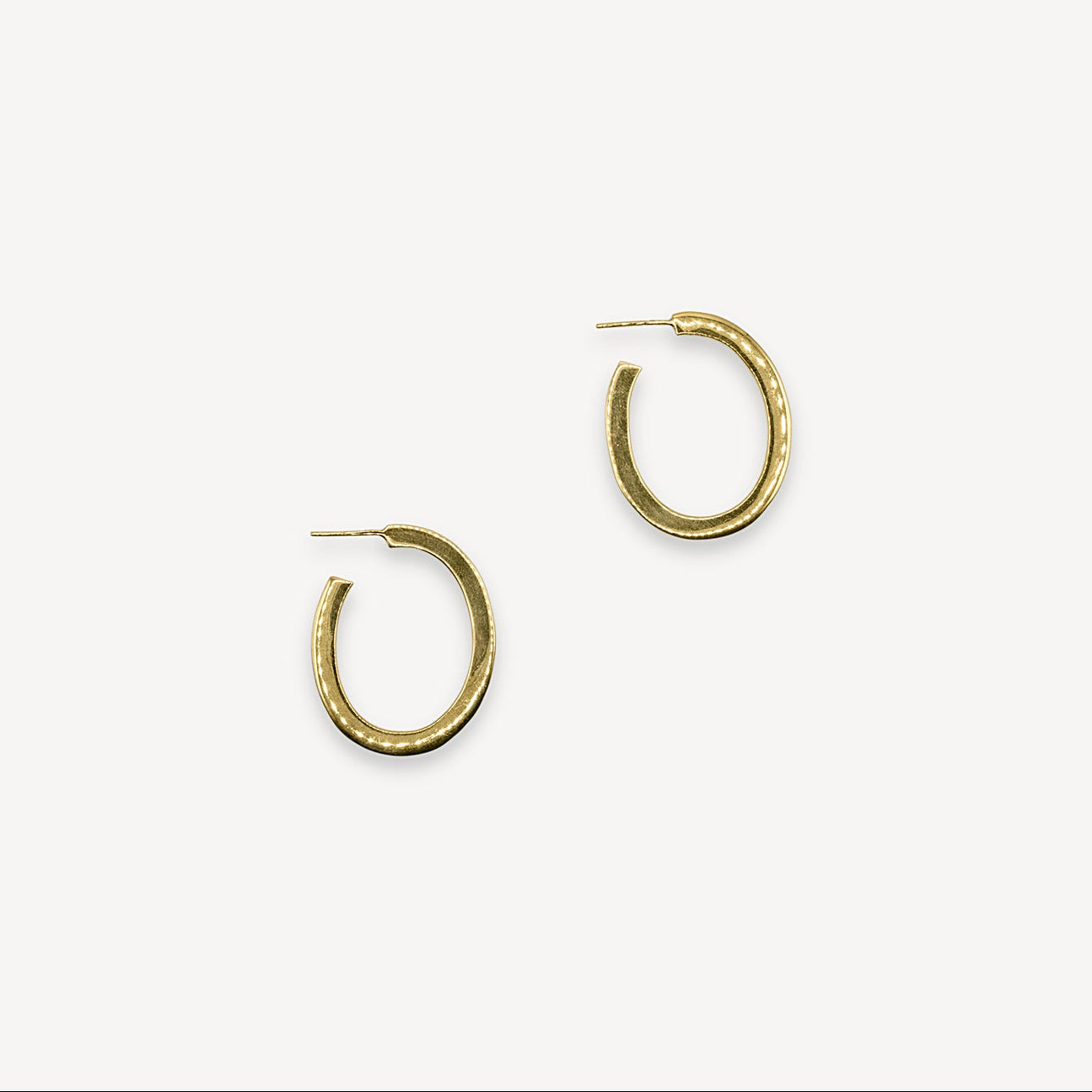 Anneaux plates moyennes - Vermeil