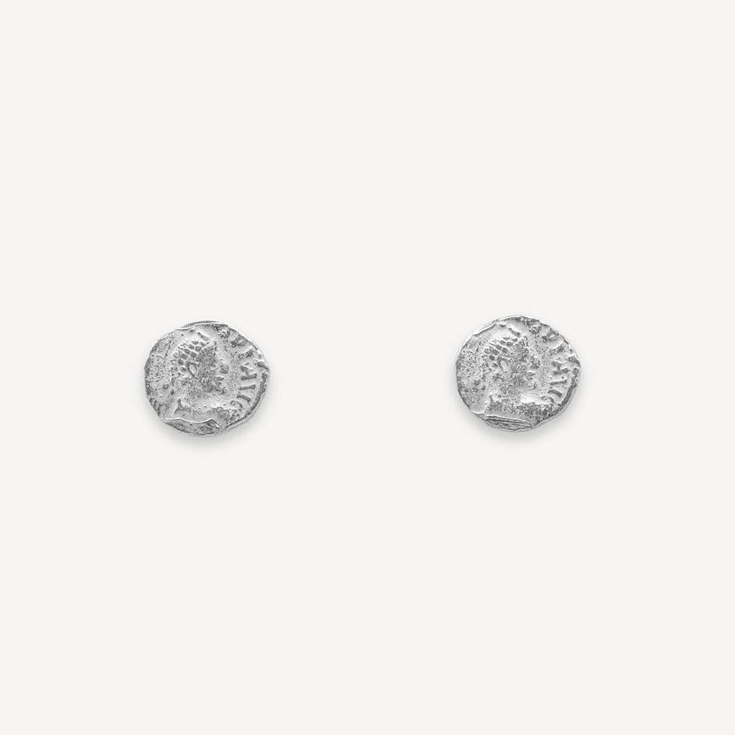 Coin Studs - Silver