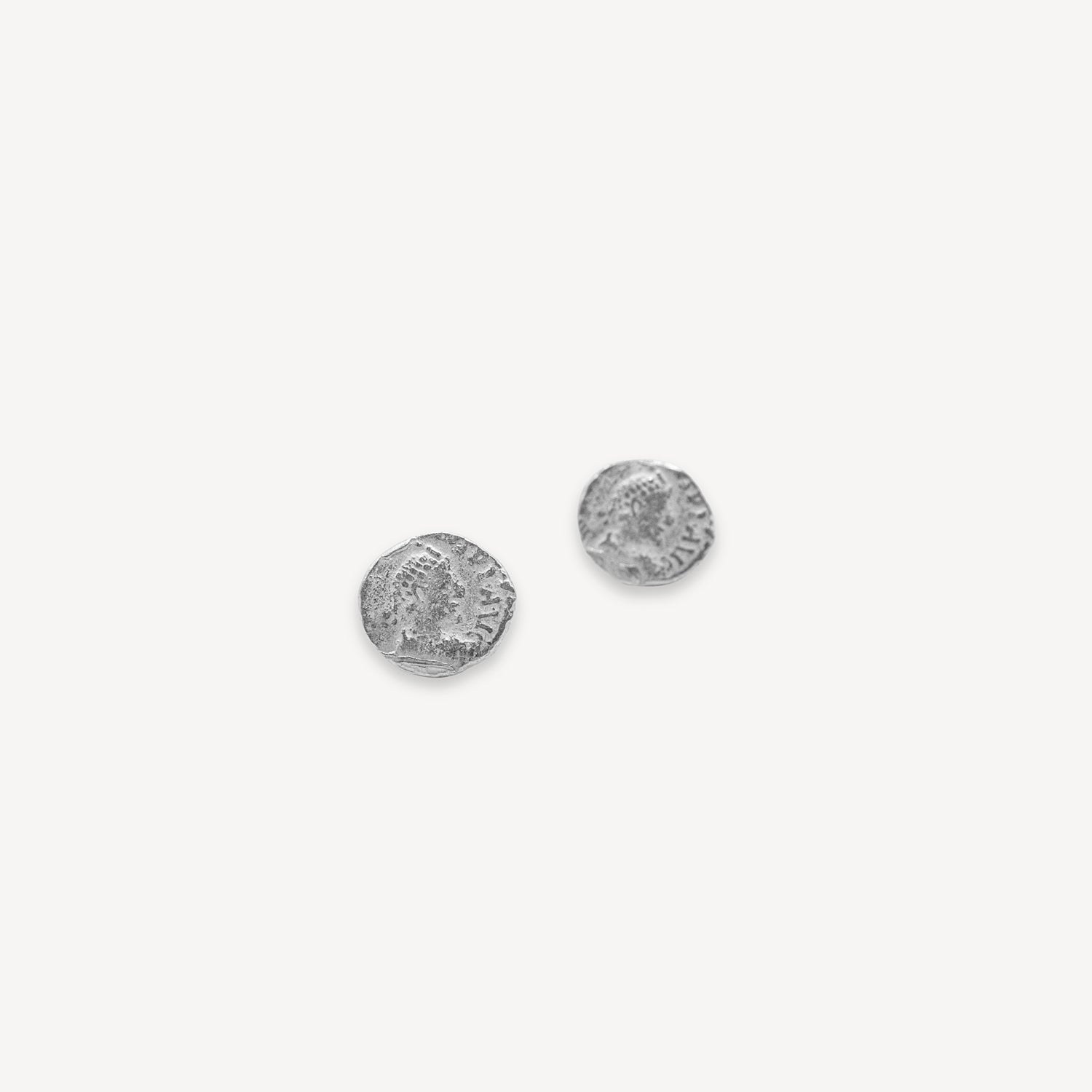 Coin Studs - Silver