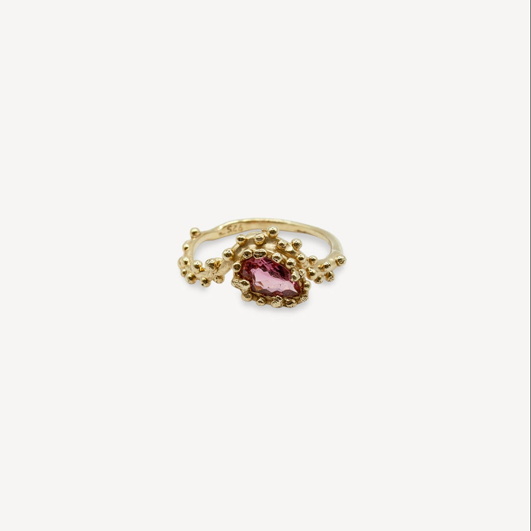 Bague Ramas en tourmaline - Vermeil