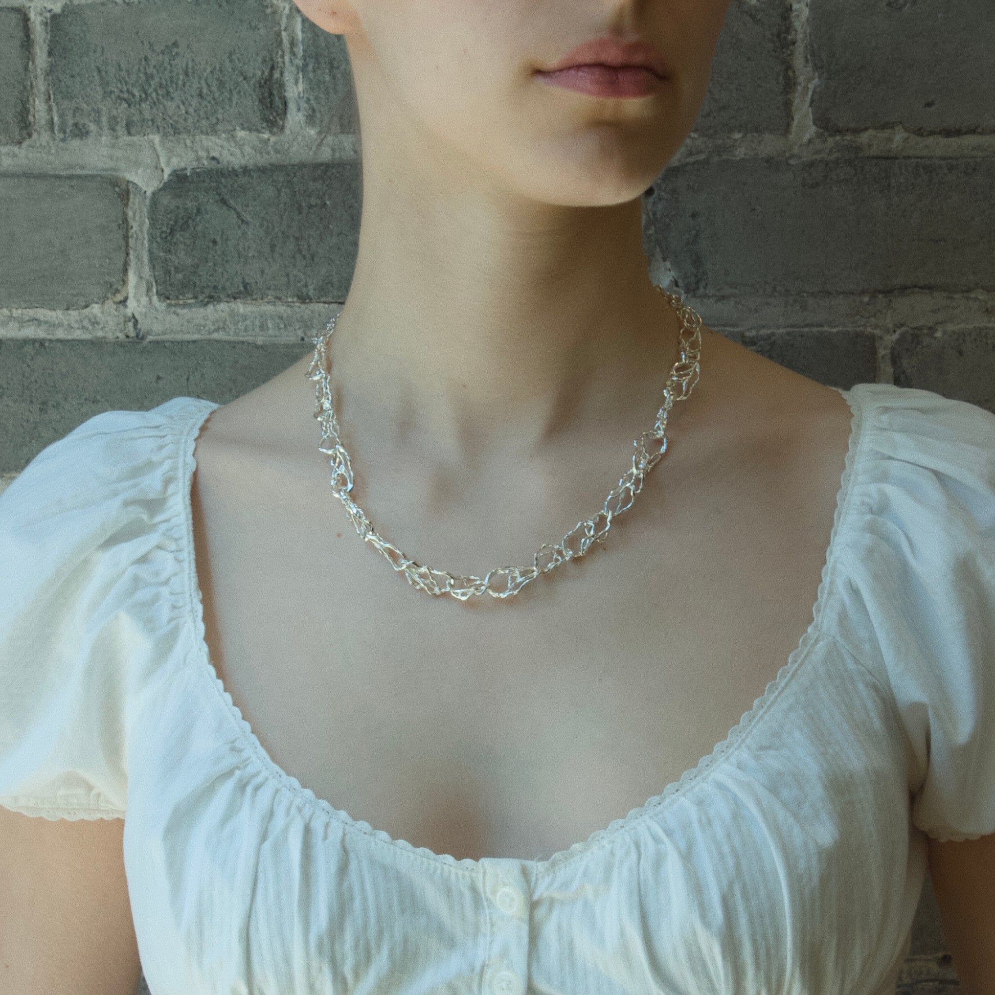 Liquid Necklace - Silver