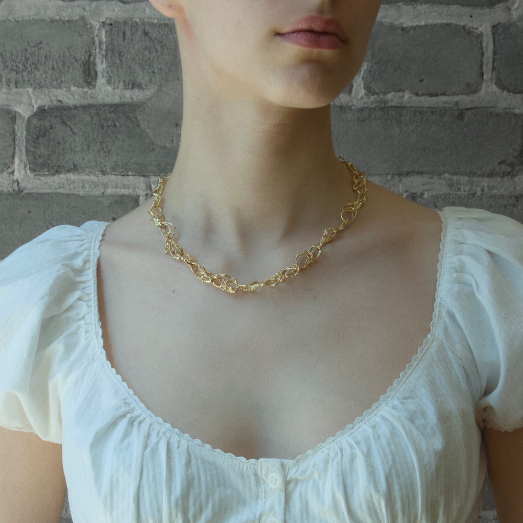 Liquid Necklace - Vermeil
