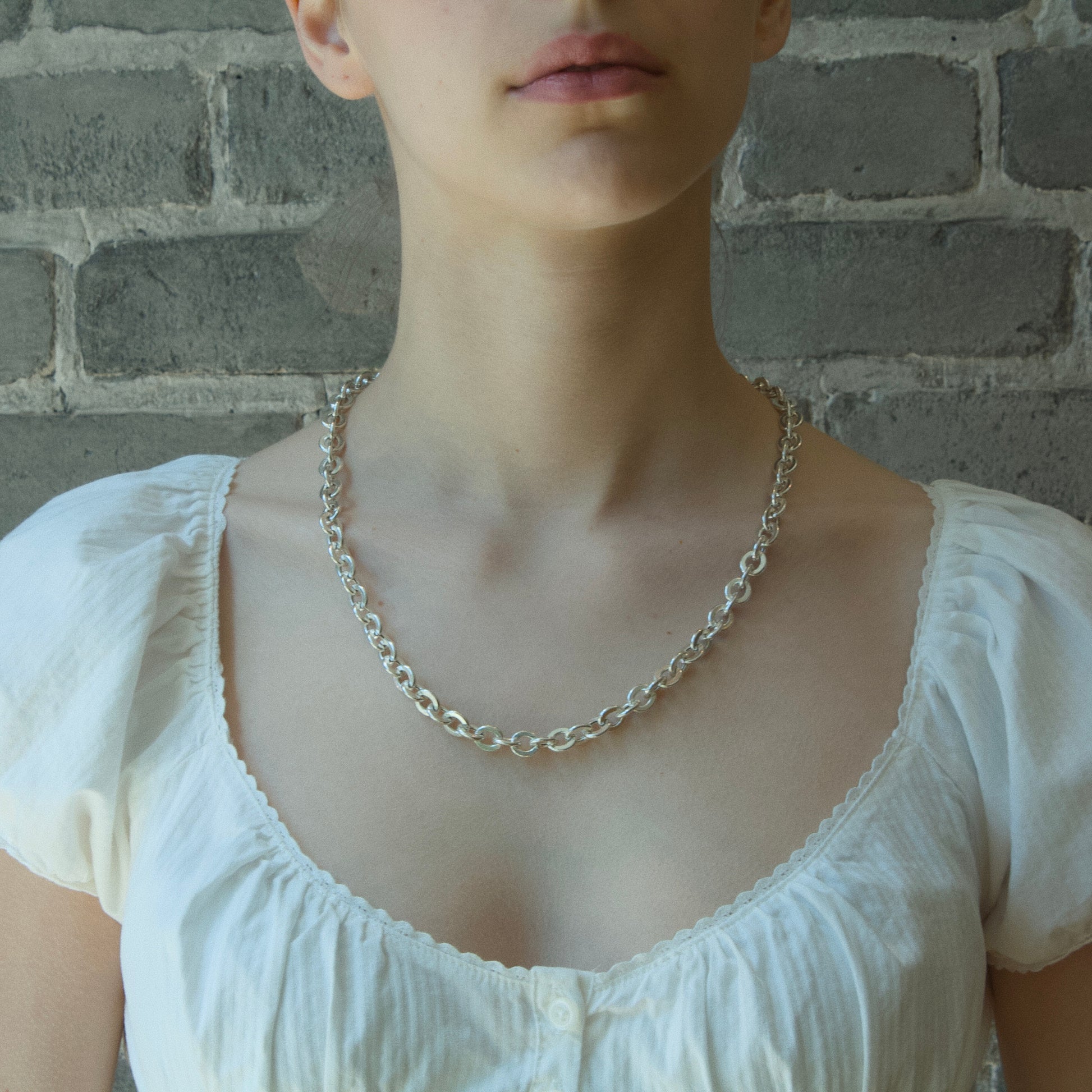 Cable Link Chain Necklace