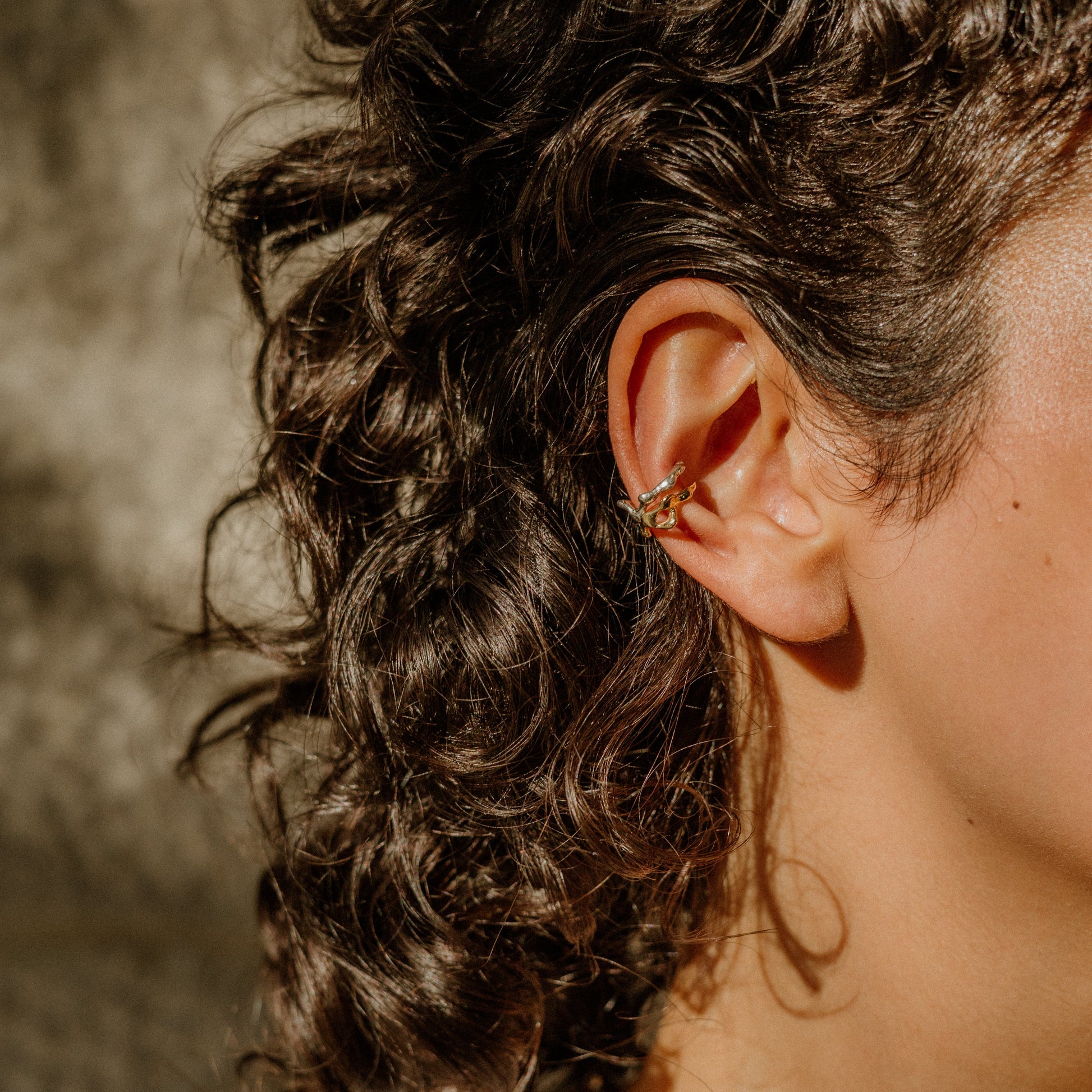 Liquid Ear Cuff - Vermeil