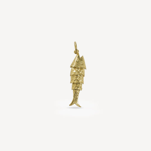 Articulated Fish Pendant - Vermeil