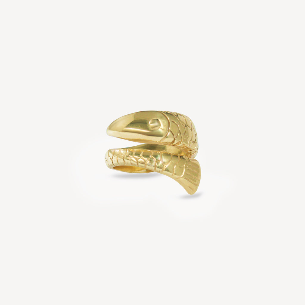 Fish Ring - Vermeil