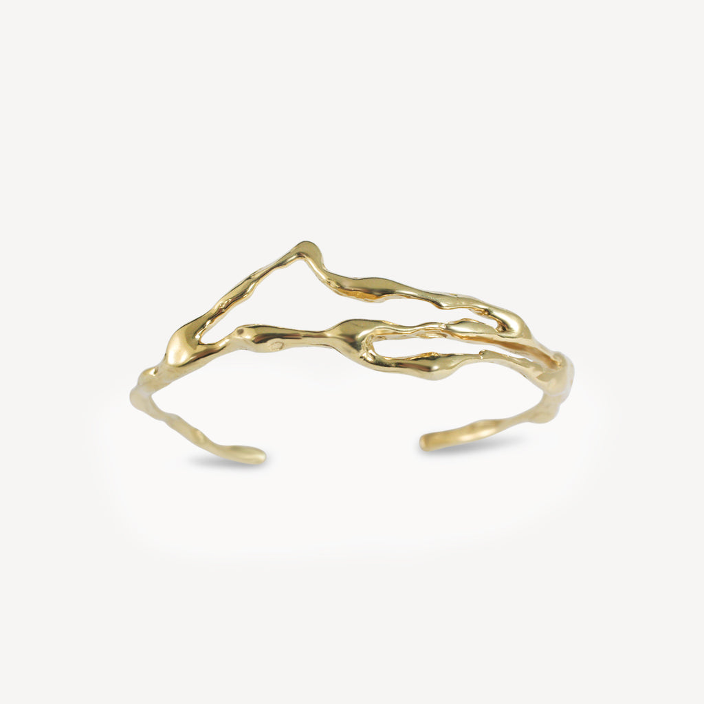 Thin Liquid Cuff - Vermeil