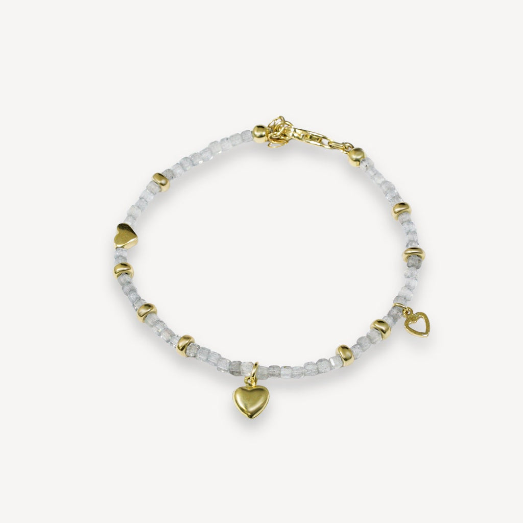 Labradorite Beaded Bracelet