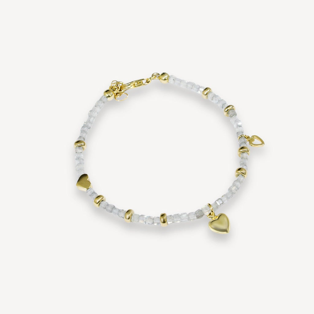 Labradorite Beaded Bracelet