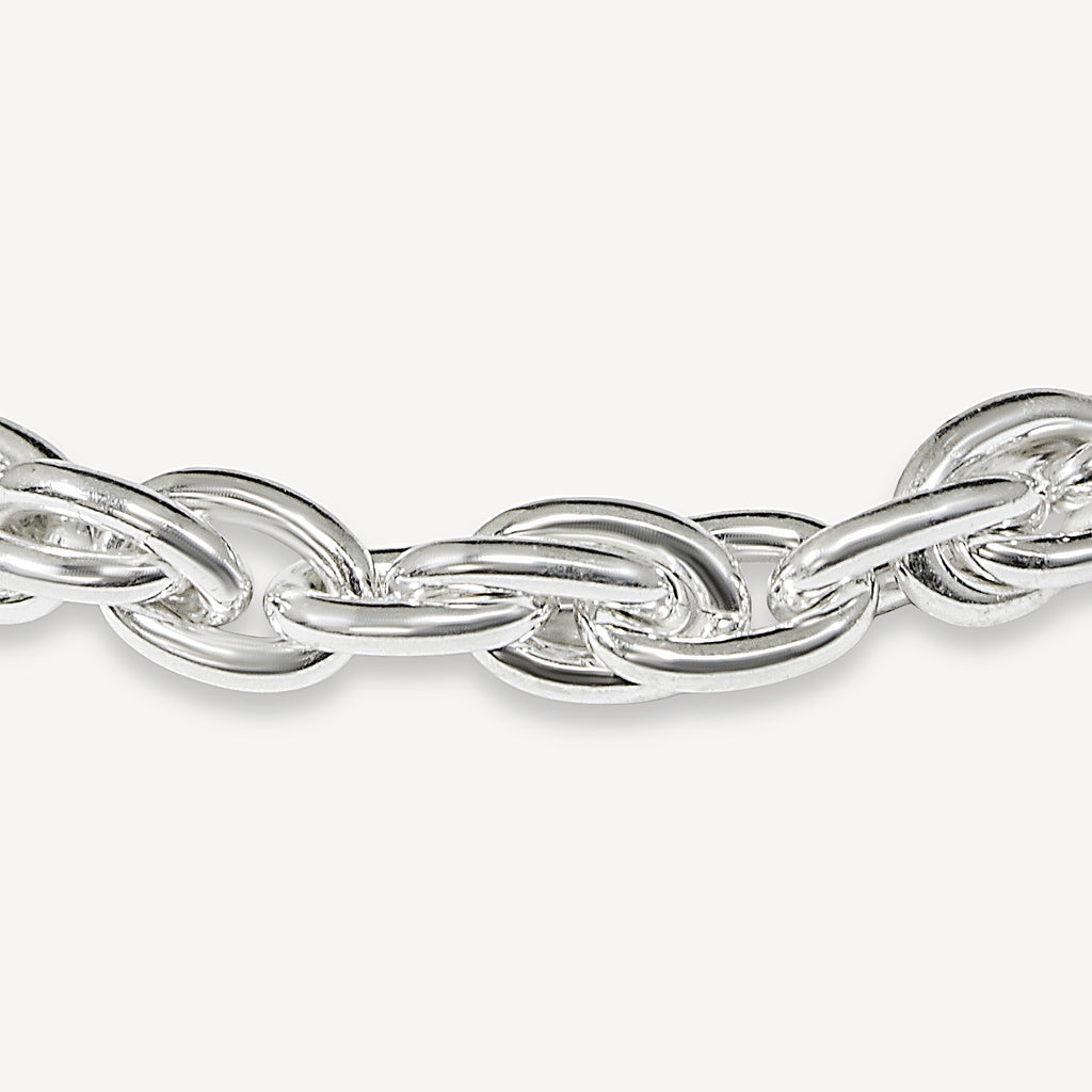 Rope Chain Bracelet - Silver
