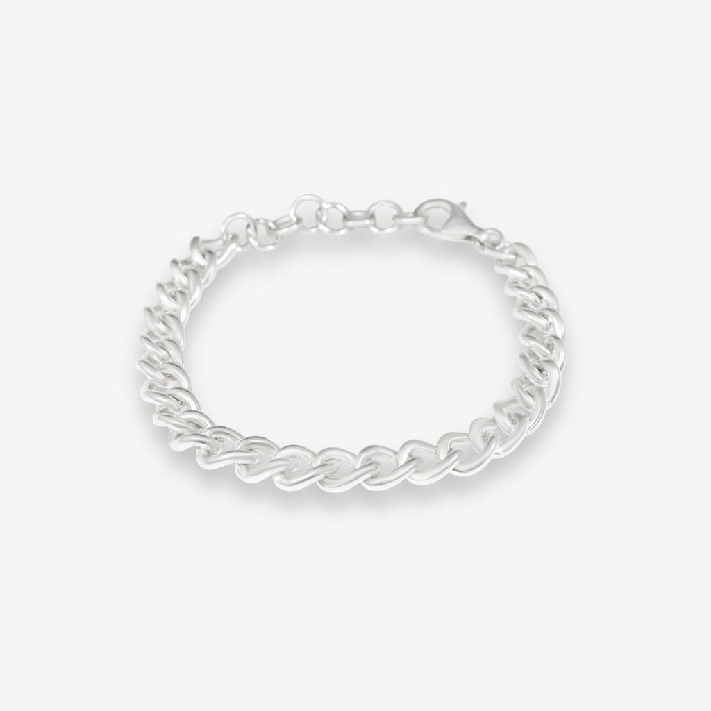 Bracelet chaîne cubaine - Argent