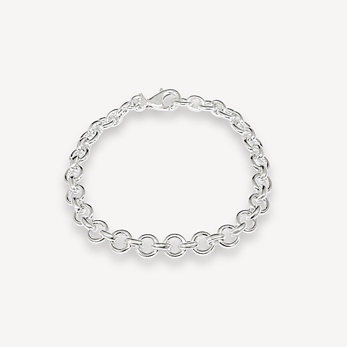 Round Chain Bracelet - Silver