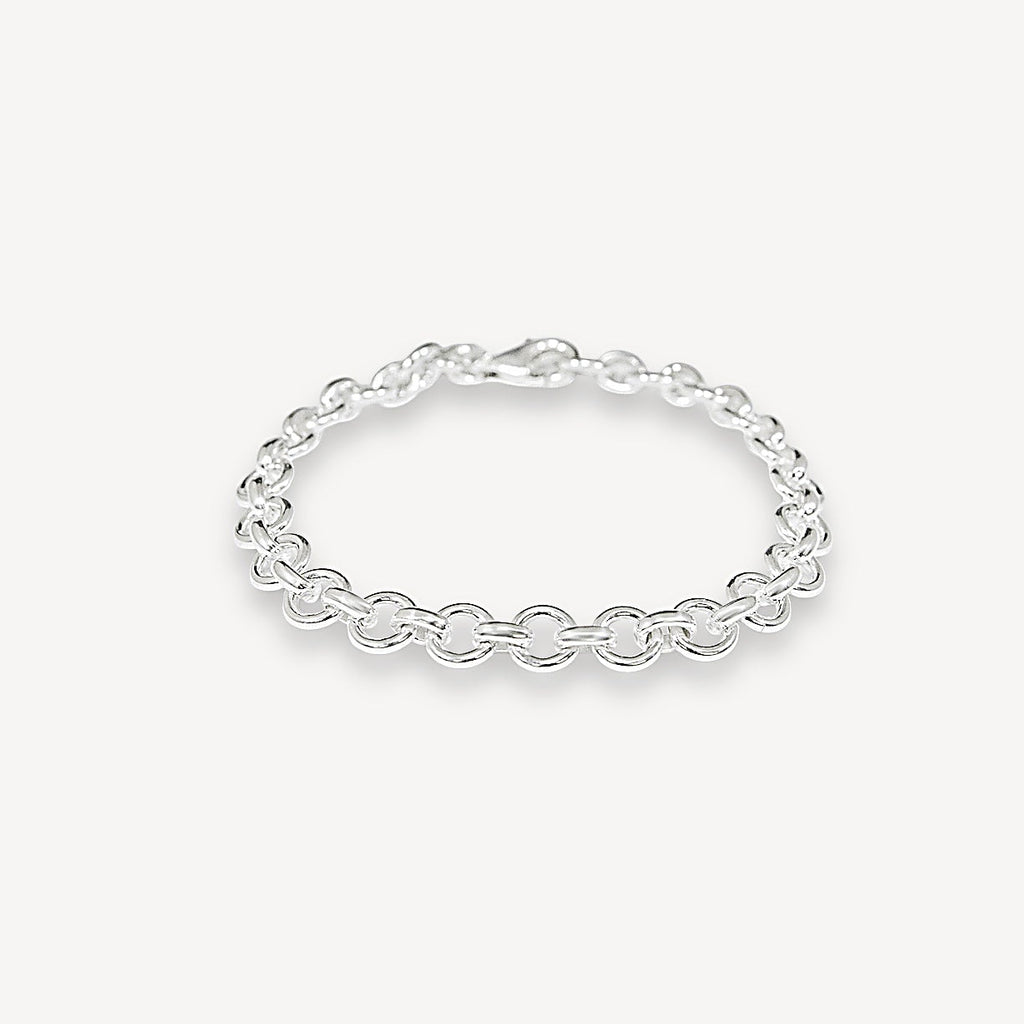 Round Chain Bracelet - Silver