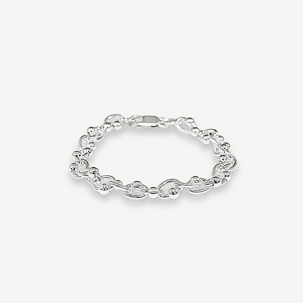 Bracelet chaîne clouté - Large