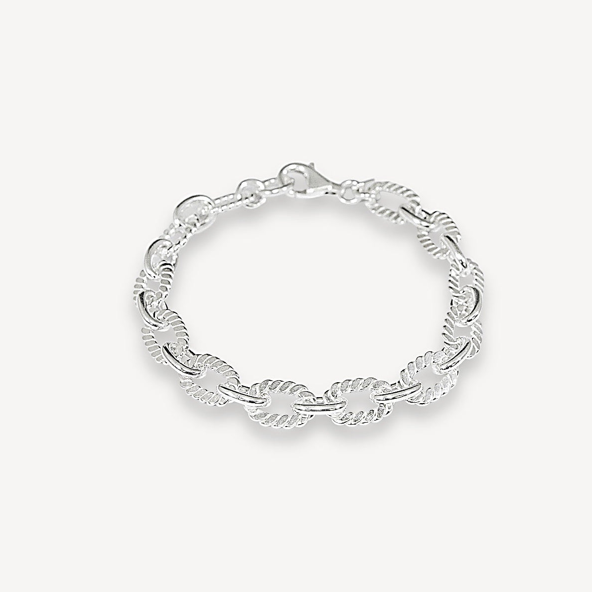 Twist Chain Bracelet - Silver