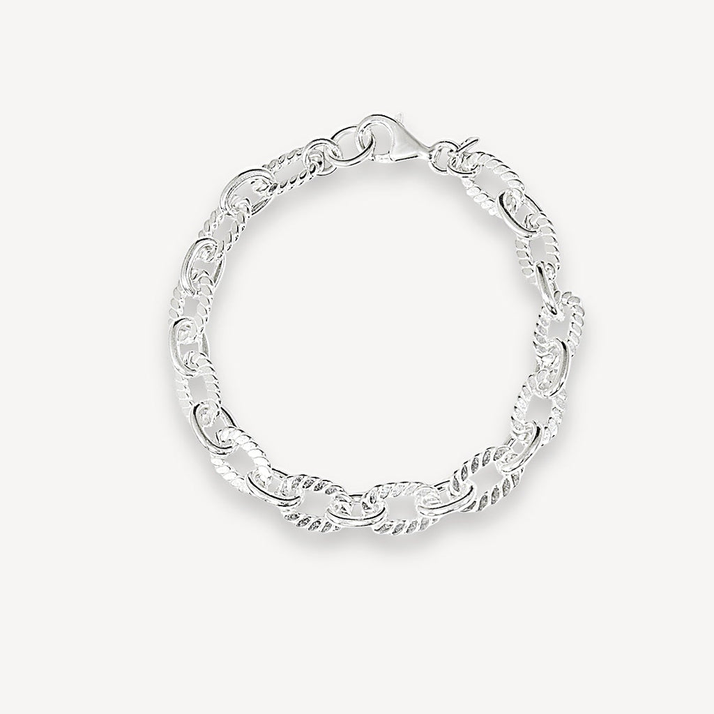 Bracelet à chaîne torsadée - Argent