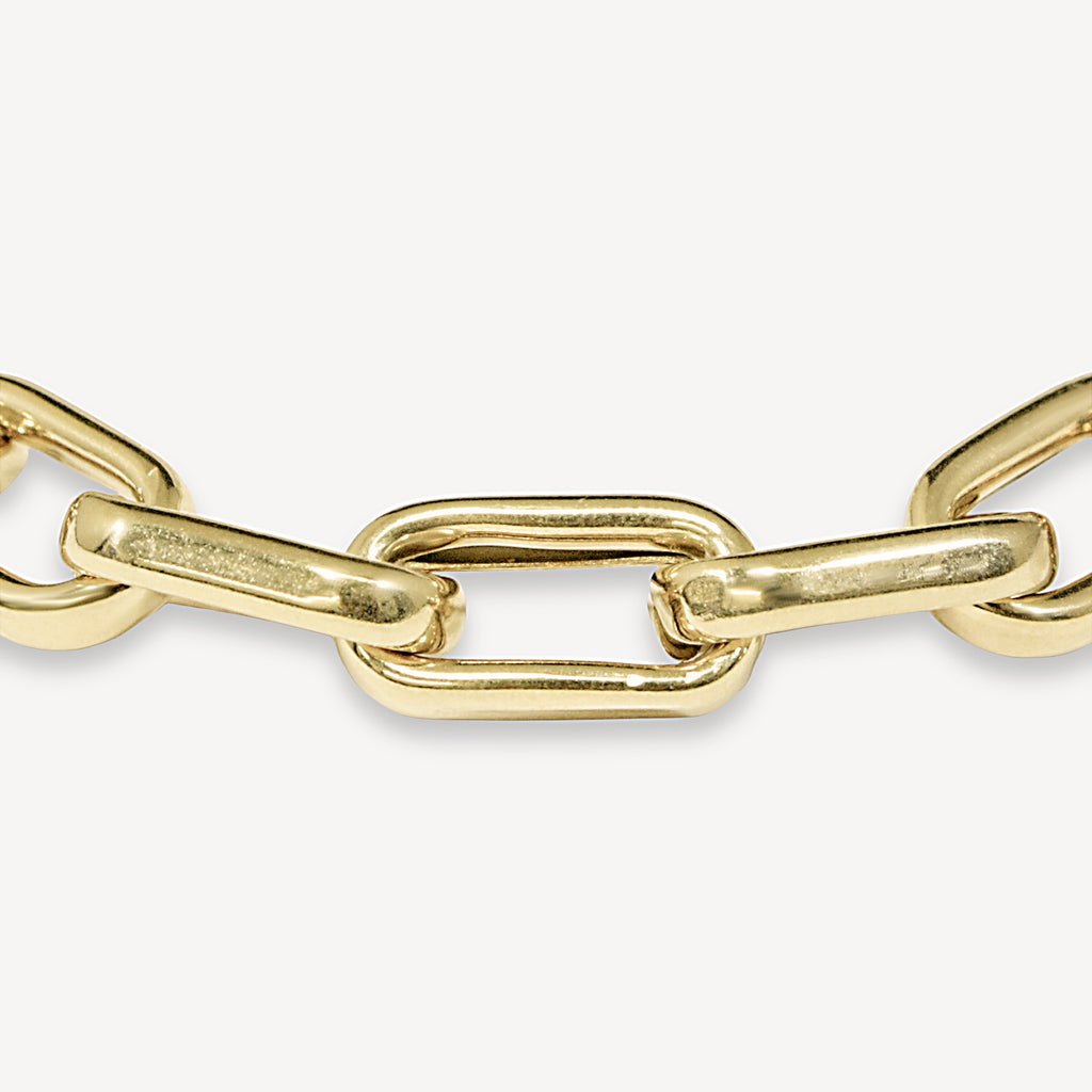Bracelet à maillons épais - Vermeil
