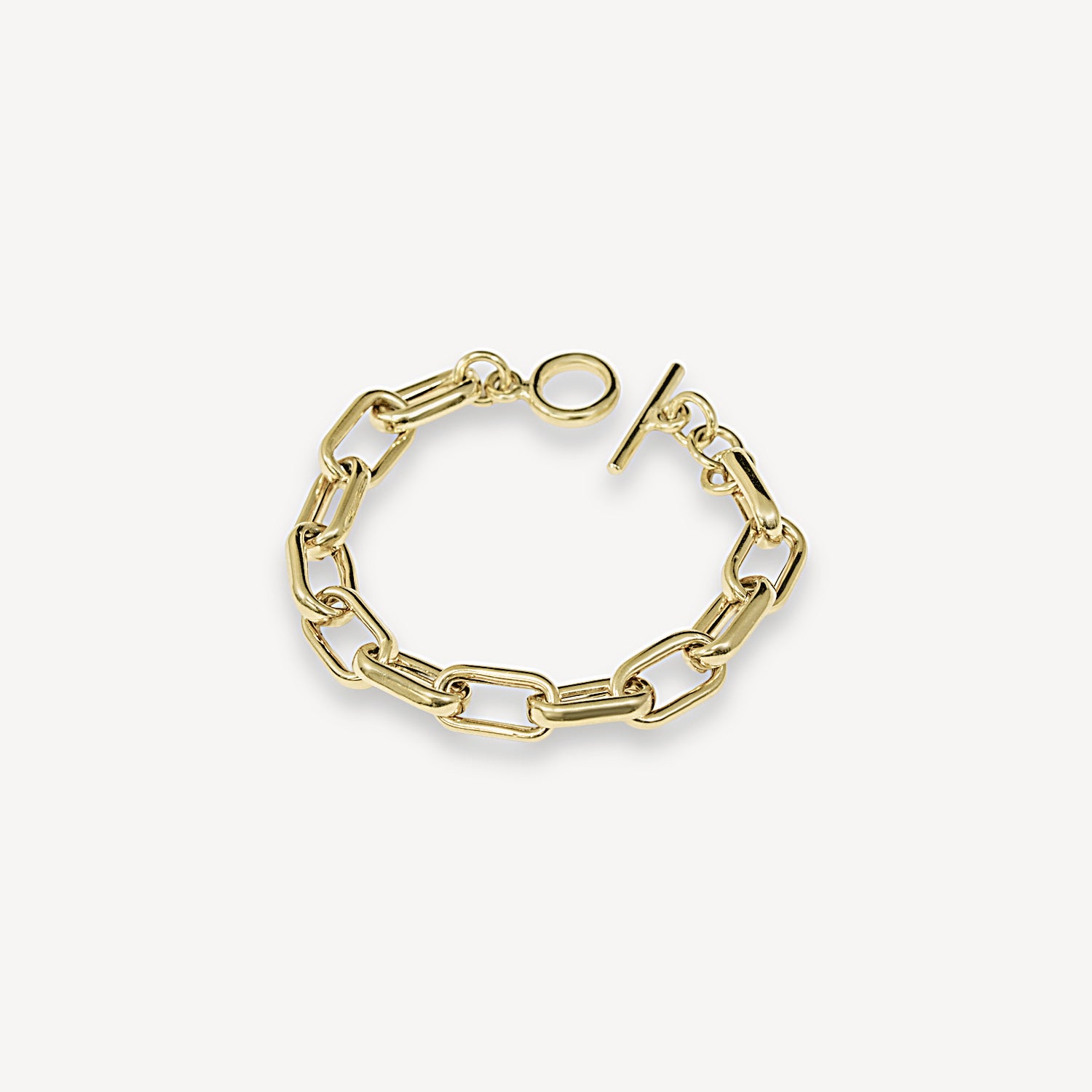 Bracelet à maillons épais - Vermeil