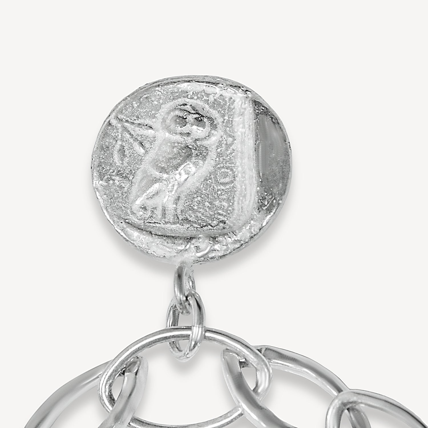 Coin Charm Bracelet - Silver