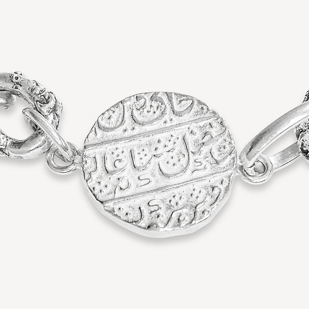 Coin Bracelet - Silver