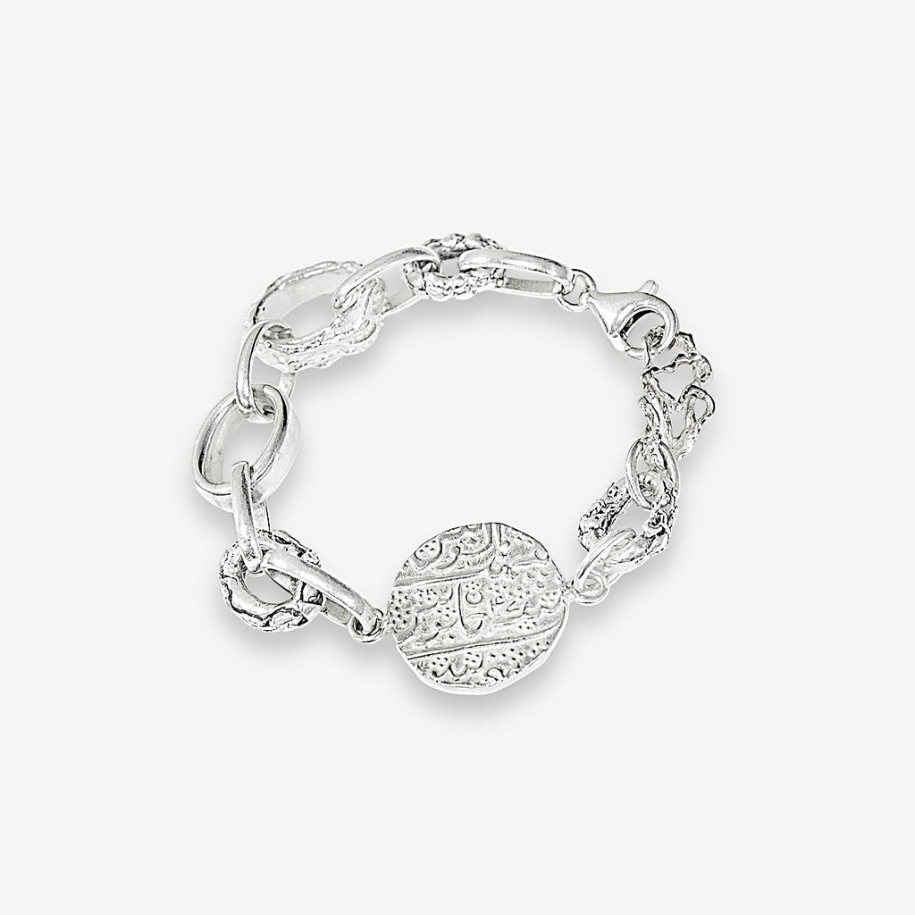 Coin Bracelet - Silver