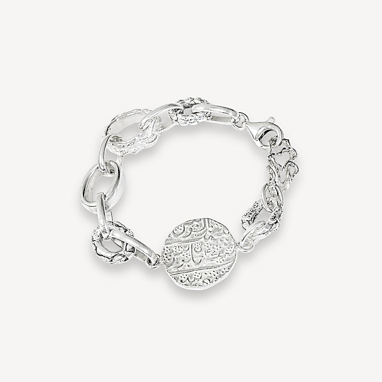 Coin Bracelet - Silver