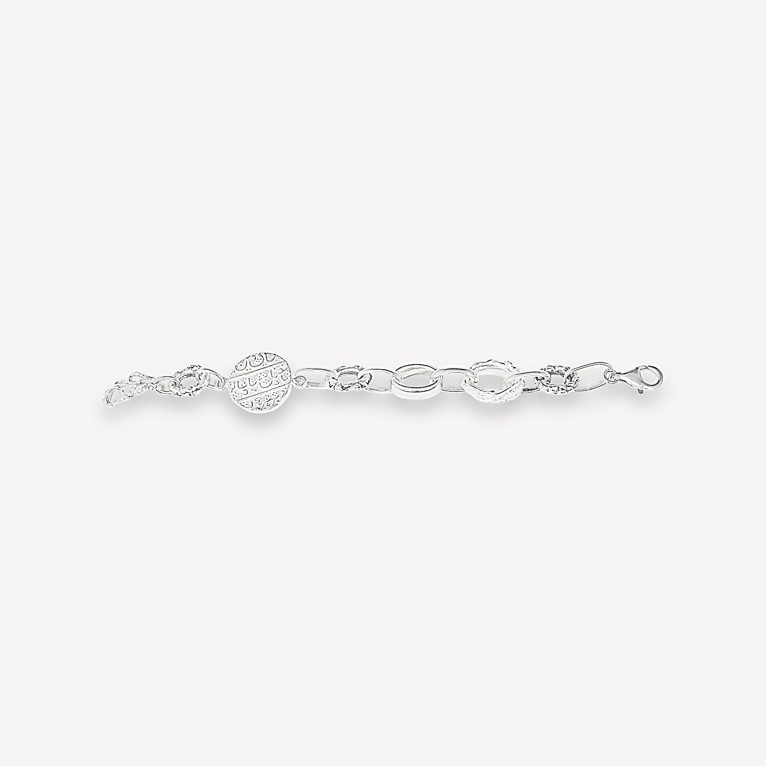 Coin Bracelet - Silver