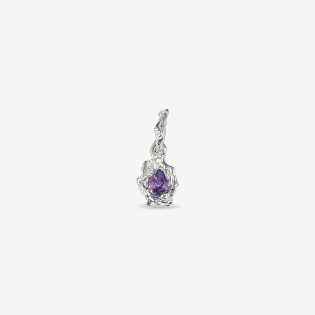 Amethyst Pendant - Silver