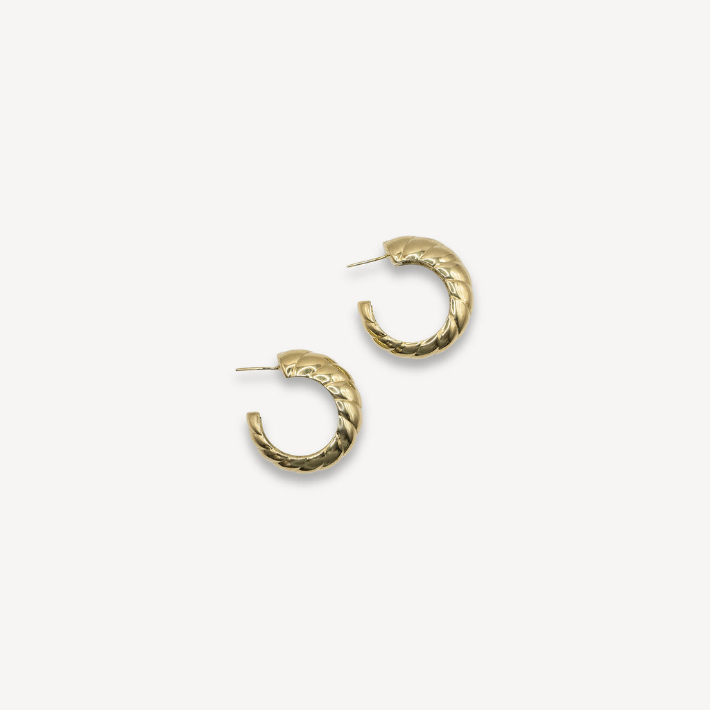 Mini anneaux Caracol - Vermeil