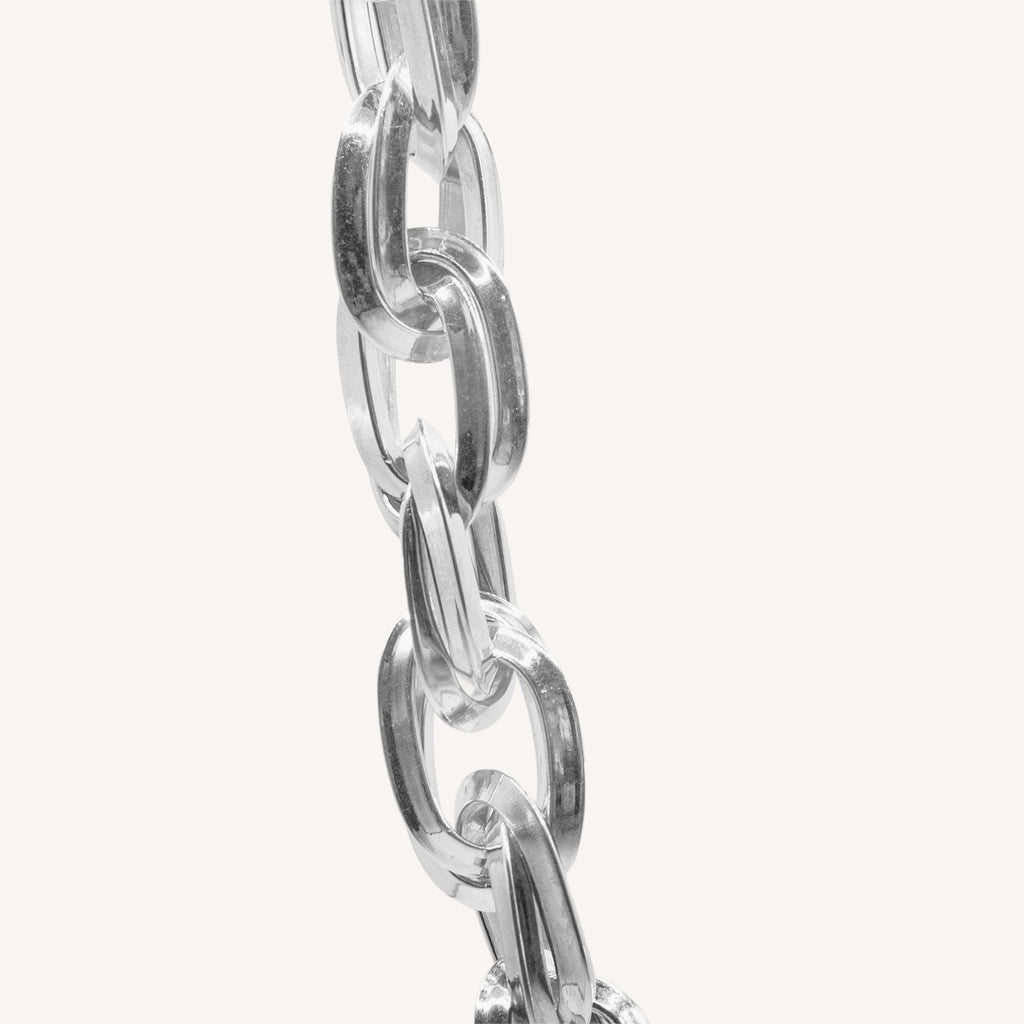 Statement Chain Necklace - Silver