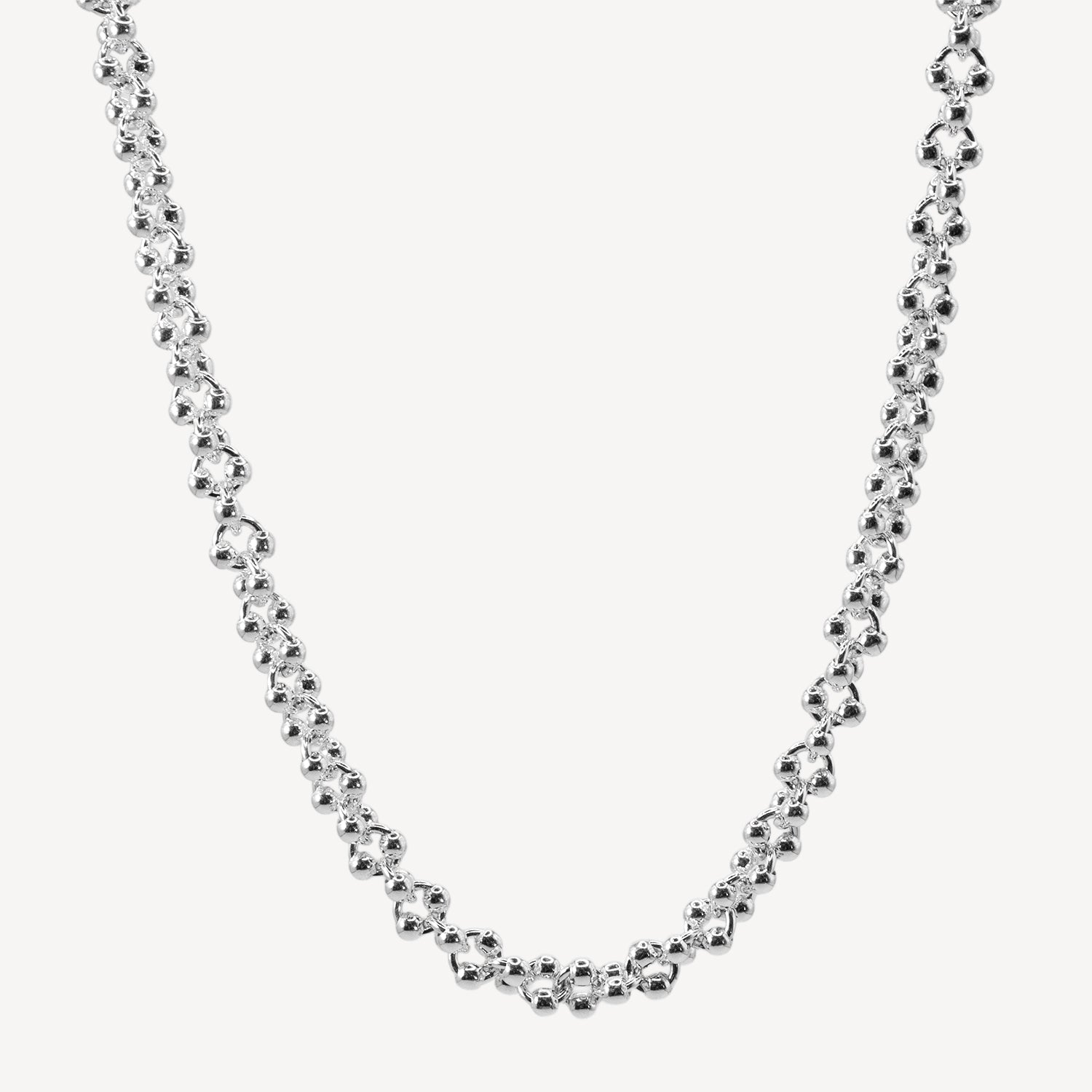 Studded Chain Necklace - Small
