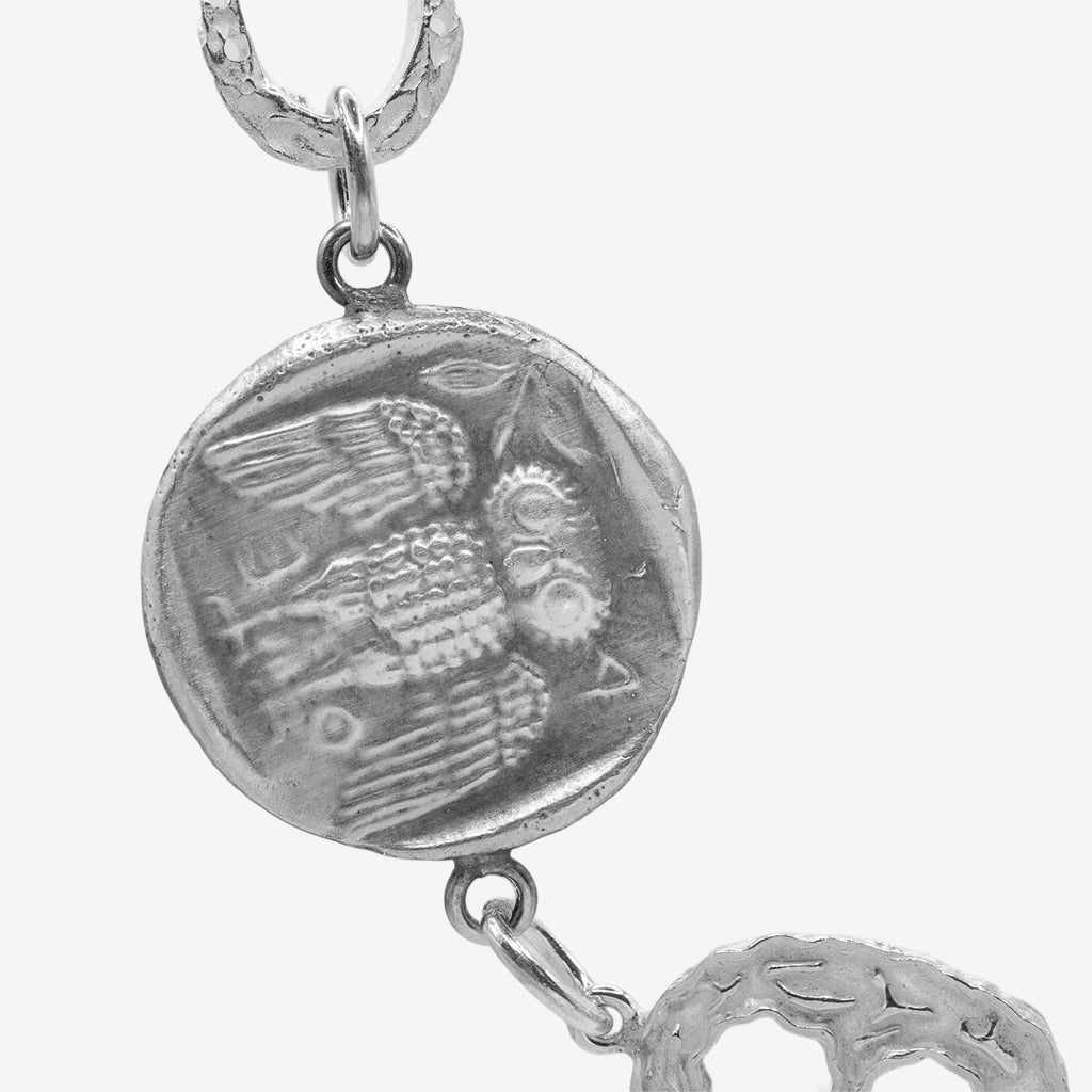 Coin Necklace - Silver