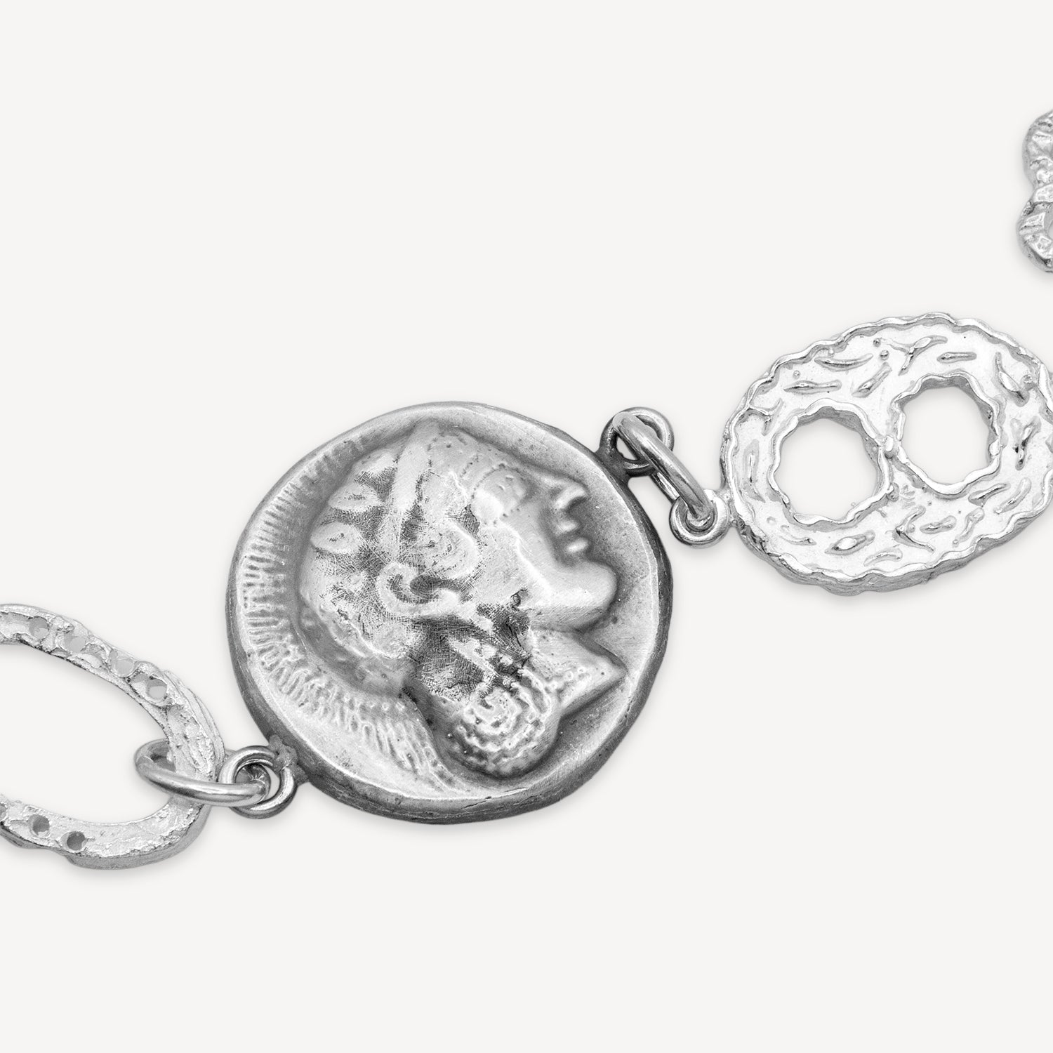 Coin Necklace - Silver