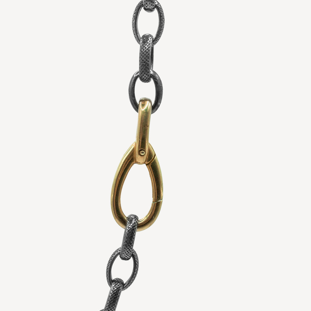 Collier chaîne oxydée