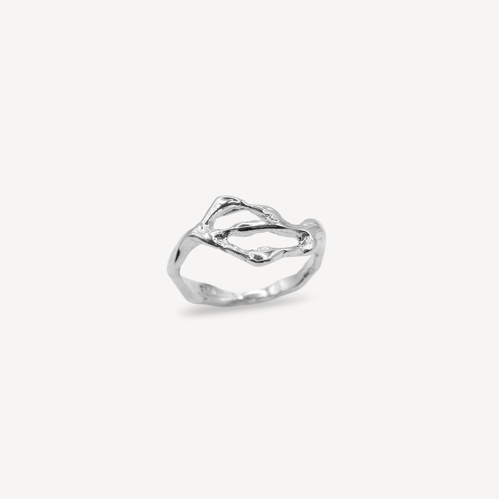 Petit anneau liquide - Argent