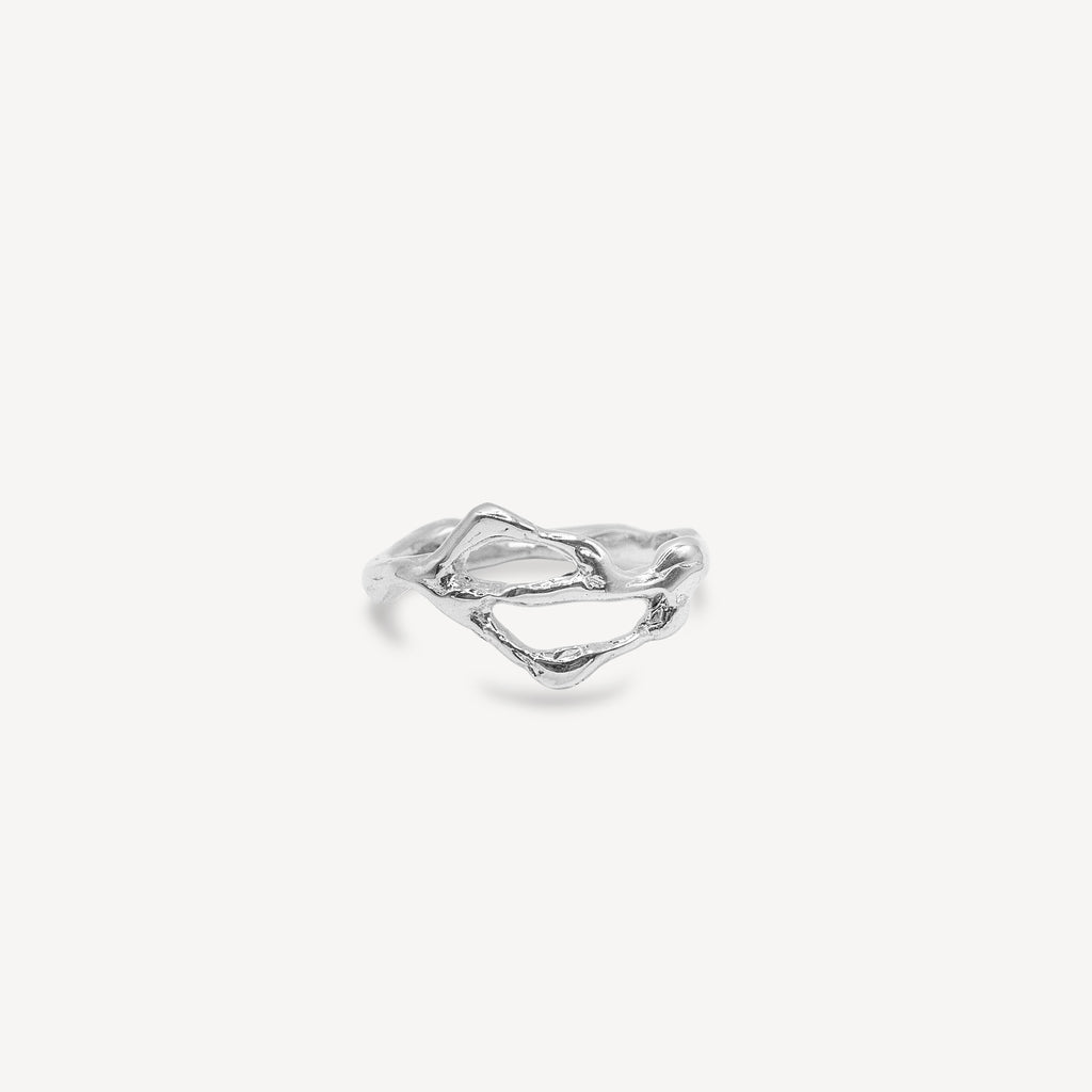 Petit anneau liquide - Argent