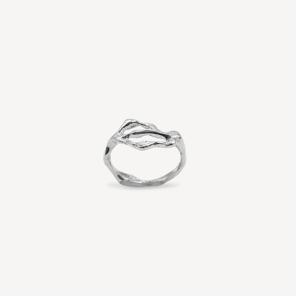 Petit anneau liquide - Argent
