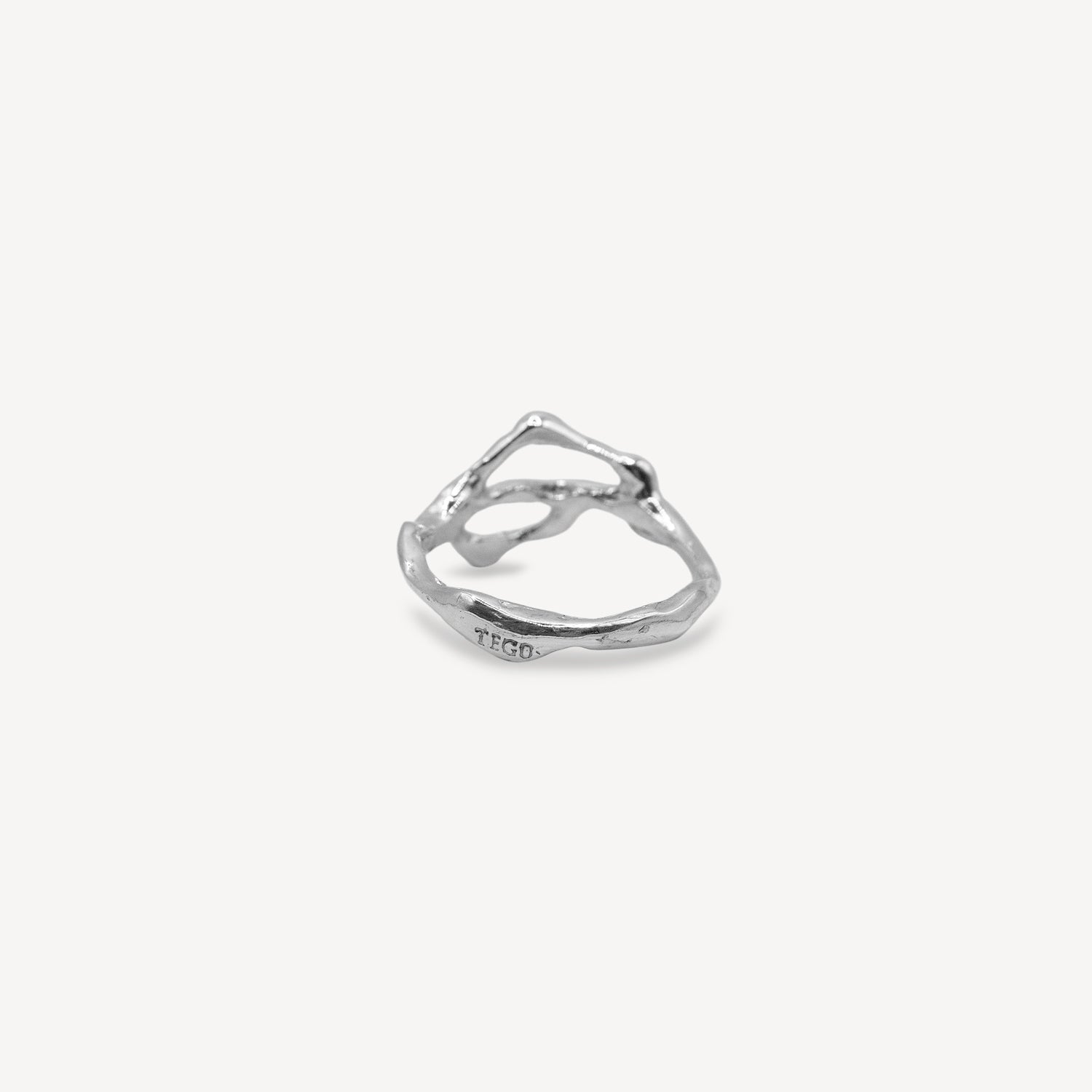 Small Liquid Ring - Silver