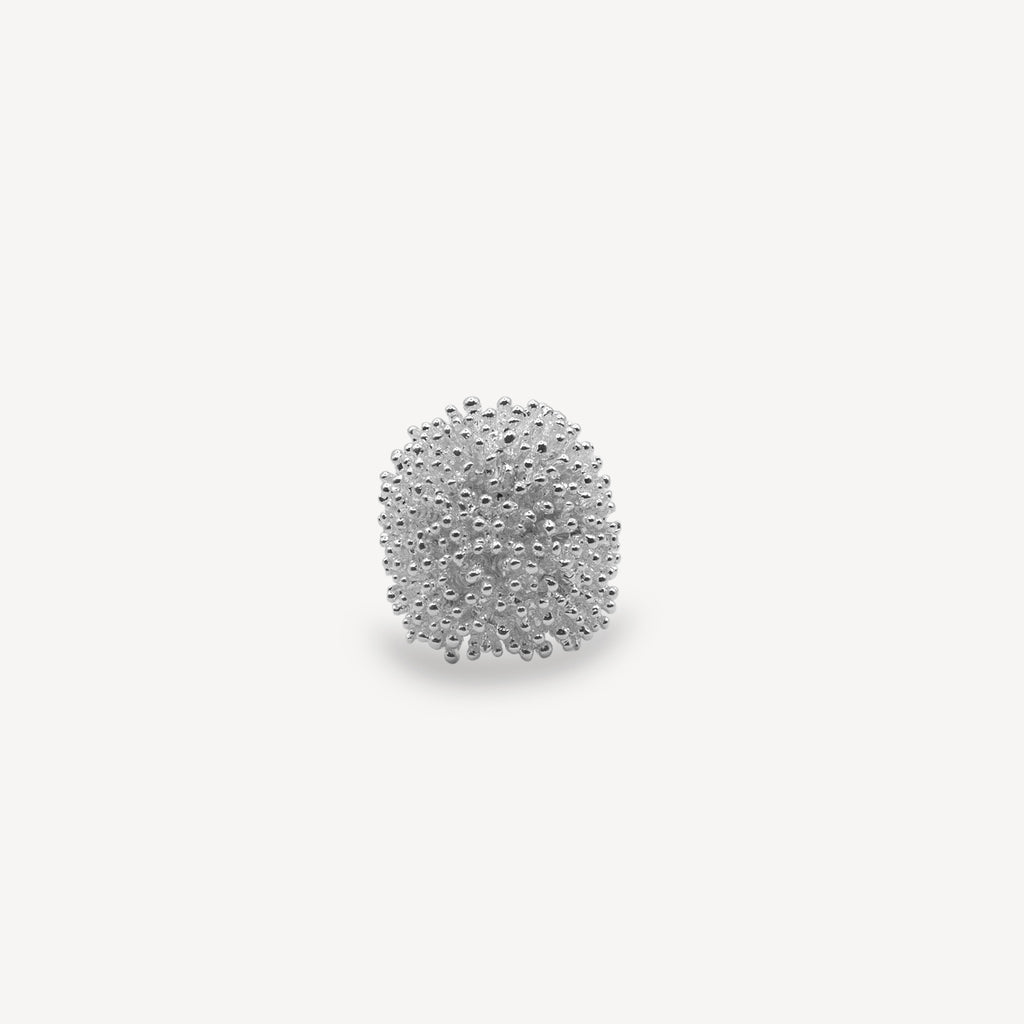 Bague corail - Argent